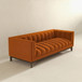 Melissa - Mid Century Modern Sofa - Orange