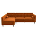 Christian - Sectional Sofa Left Facing - Burnt Orange
