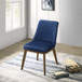 Clove - Dining Chair (Set of 2) - Brown / Navy Blue