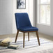 Clove - Dining Chair (Set of 2) - Brown / Navy Blue