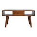 Curved Coffee Table - Chestnut