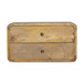2 Drawer Floating Nightstand - Oak