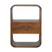 Curved Edge Nightstand - Chestnut