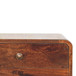 Curved Nightstand - Walnut