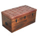 Buffalo - Hide Leather Storage Trunk - Brown