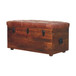 Buffalo - Hide Leather Storage Trunk - Brown