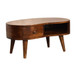 Mini Chesnut Wave Coffee Table - Chestnut