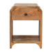 Newton - Mini Nightstand With A Drawer And Open Shelf - Beige Brown