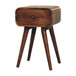 Avora - Mini Nightstand With 1 Drawer - Brown