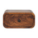 Avora - Mini Wall Mounted 1 Drawer Nightstand - Beige Brown