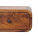 Avora - Mini Wall Mounted 1 Drawer Nightstand - Beige Brown