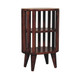 Ariella - Double Shelf Bedside Table - Chestnut