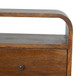 Curve 2 Drawer Nightstand - Brown