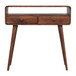Curved Console Table - Caramel