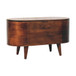 Curved Blanket Box - Walnut
