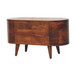 Curved Blanket Box - Walnut