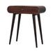 Mini Dressing Table With Foldable Mirror - Walnut