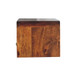 Chunky Floating Bedside Table - Dark Brown