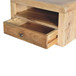 Chunky Floating Bedside Table - Brown