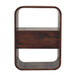 Curved Edge Bedside Table - Walnut
