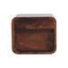 Extra Mini Wall Mounted Curved Nightstand & Open Slot - Brown
