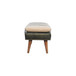Buffalo - Hide Leather Bench - Olive Green