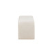 Modern Boucle Waterfall Bench - Cream