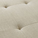 Soft Close Storage Bench Upholstered - Natural