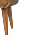Extra Mini Curve Open Slot Nightstand - Oak
