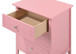 Transitional Nightstand For Bedrooms - Pink