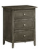 Transitional Nightstand For Bedrooms - Gray