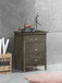 Transitional Nightstand For Bedrooms - Gray