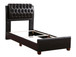 Marilla - Twin Bed - Dark Brown