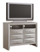 Marilla - Media Chest - Silver Champagne