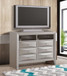 Marilla - Media Chest - Silver Champagne