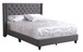 Full Upholstered Bed - Gray