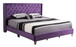 King Bed Elegant Transitional - Purple