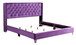 King Bed Elegant Transitional - Purple