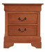Louis Phillipe - Elegant Nightstand - Oak