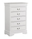 Traditional Style Storage Chest - White
