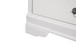 Traditional Style Storage Chest - White
