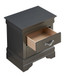 Lorana - Nightstand - Metalic Black
