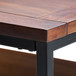 Skyler - Square Coffee Table - Dark Cognac Brown