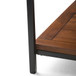 Skyler - Square Coffee Table - Dark Cognac Brown