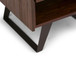 Lowry - End Table - Distressed Charcoal Brown