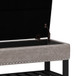 Lomond - Storage Ottoman Bench - Distressed Gray Taupe