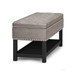 Lomond - Storage Ottoman Bench - Distressed Gray Taupe
