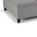 Ellis - Coffee Table Storage Ottoman - Dove Gray