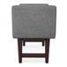 Scott - Small Ottoman Bench - Pewter Gray