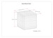 Zoey - Woven Cube Pouf - Maroon